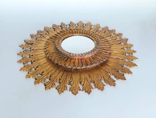 ESPEJO SOL MADERA