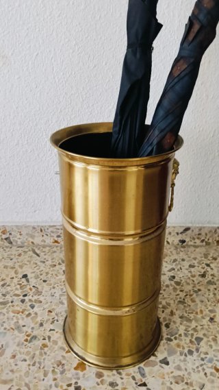 Paragüero Vintage Latón Dorado