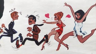 Cartel Cine Original Estudio Amueblado 2-P (1969)