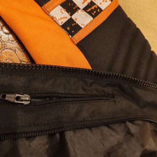 Chaqueta Indian Cordura Chica Negra/Naranja