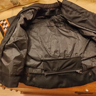 Chaqueta Indian Cordura Chica Negra/Naranja