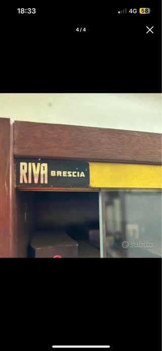 Mobile Dispensa Legno e Vetro