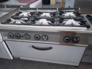 Cocina industrial 6 fuegos 643285423