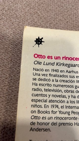 Otto Es un Rinoceronte Libro Infantil