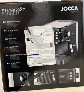 Cafetera Espresso JOCCA Elegance 1.8L Sin estrenar
