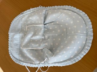 Saco para carrito de paseo azul estrellas.