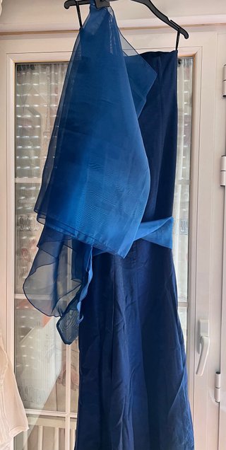 Vestido de fiesta azul