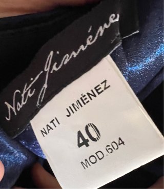 Vestido de fiesta azul