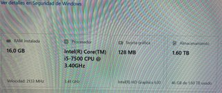 HP ProDesk 600 G3 i5 / 16GB RAM / 1.75 TB NVMe