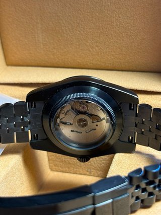 Seiko Mod Datejust 39mm Negro/Rosa