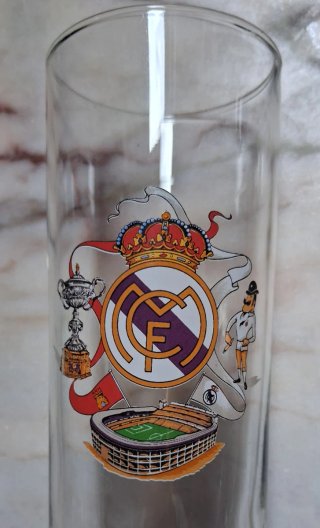 Coppia bicchieri Real Madrid e FC Barcelona