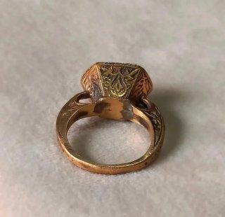 Anello sigillo afghano antico