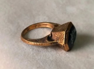 Anello sigillo afghano antico