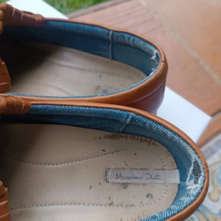 Zapato Massimo Dutti Piel Marrón Talla 40