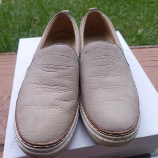 Zapatos Massimo Dutti Piel Beige Talla 39