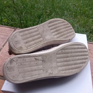 Zapatos Massimo Dutti Piel Beige Talla 39