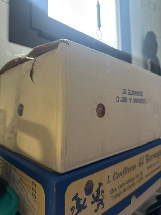 Scatola di cartone per cucinare