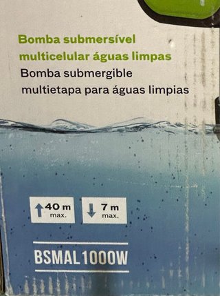 Bomba Sumergible Vito 1000W