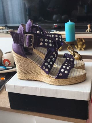 Sandalias de plataforma Wosh.