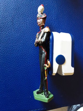 Figura de plomo militar italiana