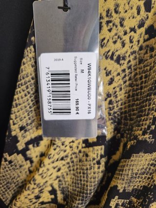 Vestido Guess largo estampado serpiente