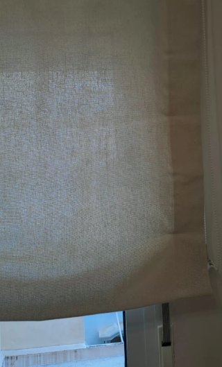Estor de tela beige