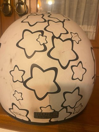 Casco Moto Hello Kitty Blanco
