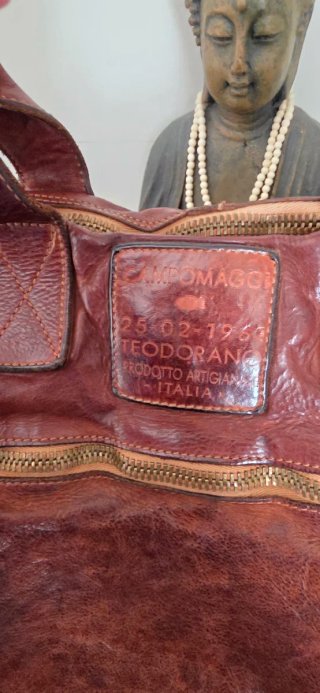 Borsa Campomaggi in pelle marrone