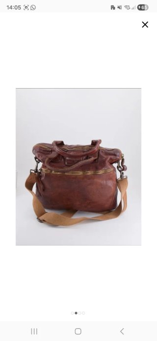 Borsa Campomaggi in pelle marrone