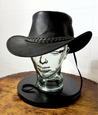 Sombrero Cowboy Piel Auténtica Hecho a Mano