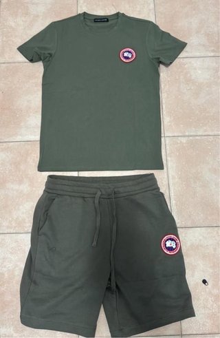 Completo estivo uomo Canada Goose verde oliva