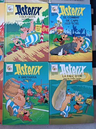 Colecció completa Astérix, edició català-angles