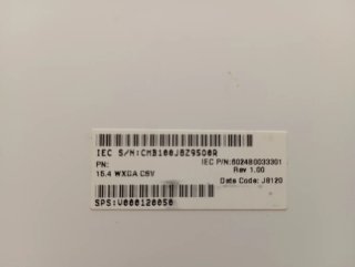 Monitor LED 15,4 pollici WXCA