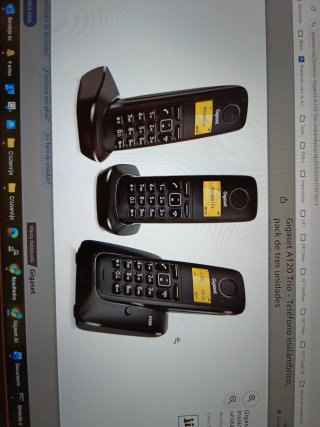 Gigaset A120 Trio Teléfono Inalámbrico (3 Unidades