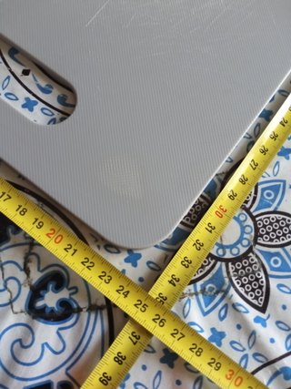 Tagliere in plastica grigio