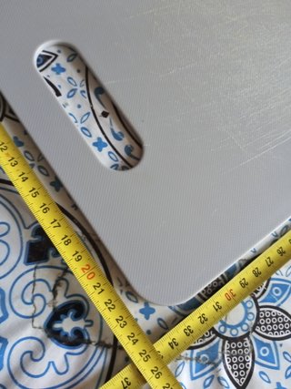 Tagliere in plastica grigio