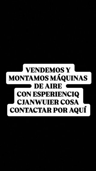 Montamos maquinas de aire