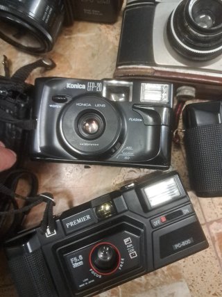 Lote de Cámaras Fotográficas Konex, Premier, Sony
