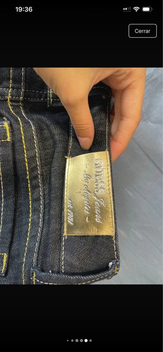 Pantalón Guess tiro bajo Premium