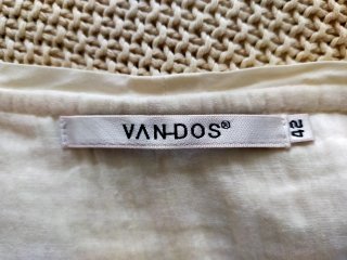 Vestido romántico de algodón.