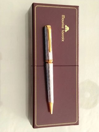 Bolígrafo Maurice Lacroix Plata y Oro