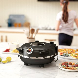 Forno per pizza 30 cm 1200w fino a 450 gradi