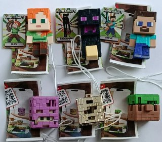 Lote Figuras Minecraft Kinder Joy
