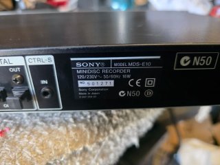 Minidisc Sony MDS-E10 Recorder