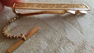 Pasador de corbata oro 18k