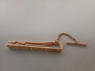 Pasador de corbata oro 18k