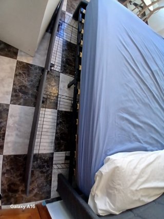 Cama Matrimonio LED y USB