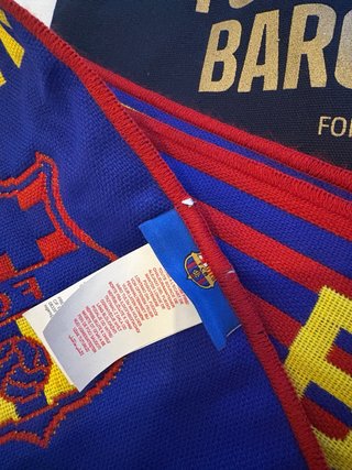 Bufanda y tote bag FC Barcelona