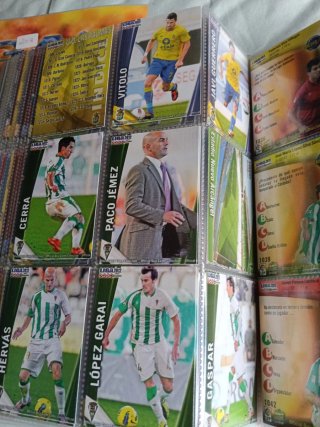 Cromos Mundicromo LIGA 2012 ,2'division y fichajes