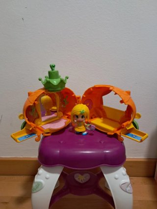 Coche de Princesa cenicienta con Muñeca pinypon